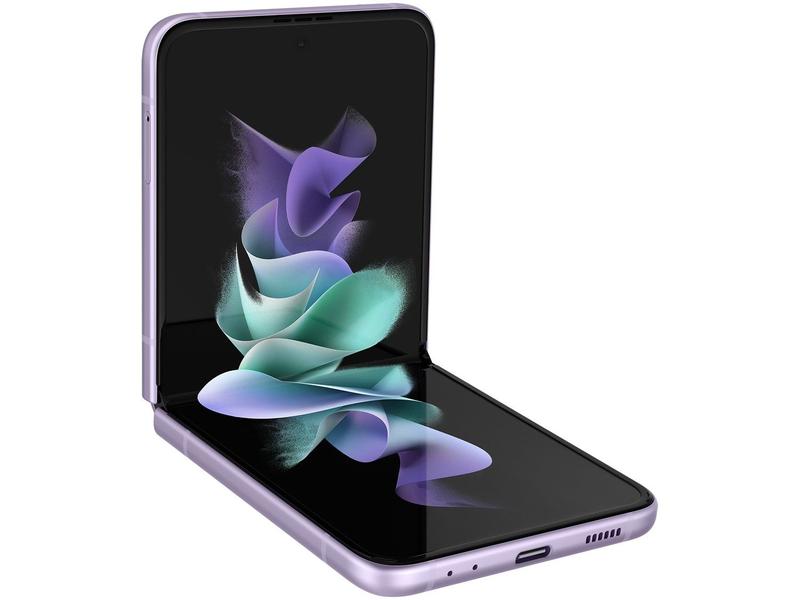 スマートフォン本体 Galaxy Z Flip3 5G Smartphone Samsung Galaxy Z Flip3 256GB Violeta 5G - 8GB RAM Tela